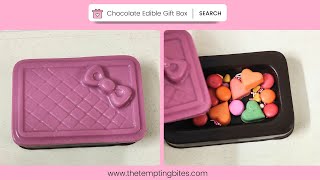 CHOCOLATE EDIBLE GIFT BOX  VALENTINES SPECIAL [upl. by Blim]