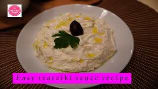 Easy Tzatziki Greek Recipe [upl. by Myrwyn]