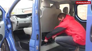 Kiravans Double Seat Swivel for Trafic Vivaro Primastar [upl. by Karine]