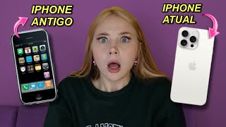 COMPARANDO IPHONE ANTIGO COM IPHONE ATUAL [upl. by Menell]