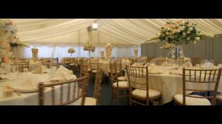 Marquee Wedding Set Up at Coombe Abbey  Matharus Weddings and Events [upl. by Rot]