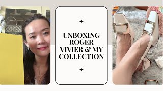 New Roger Vivier Shoes amp my collection unboxing  wear amp tear prices rogervivier how to save money [upl. by Formenti]