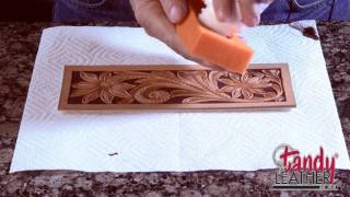 Learning Leathercraft with Jim Linnell – Lesson 9 Dyeing and Finishing [upl. by Guinn]