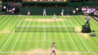 2013 Day 10 Highlights Sabine Lisicki v Agnieszka Radwanska [upl. by Afrikah890]