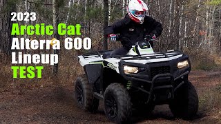 2023 Arctic Cat Alterra 600 Test Review [upl. by Mari]