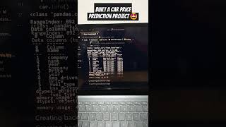 Car Price Prediction Project using machine learning machinelearningmlprojectsshorts datascience [upl. by Uzial]