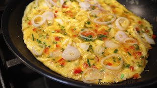 Quick and Easy way to make Tasty and Fluffy Omelette [upl. by Yslek918]