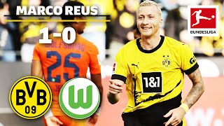 Reus Scores Decisive Team Goal for BVB  Dortmund vs Wolfsburg  10 [upl. by Halik]