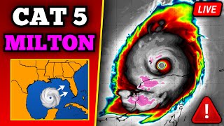 🔴 BREAKING Major Hurricane Milton Update  Catastrophic Impacts In Florida  24 Hours Till Landfall [upl. by Ruthann74]