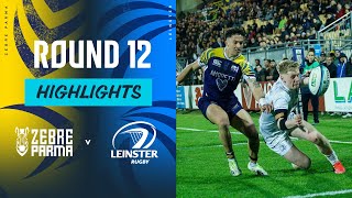 Zebre Parma vs Leinster  Instant Highlights  Round 12  URC 202324 [upl. by Yramliw]