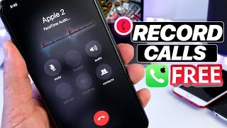 How to Record phone Calls on iPhone FREE amp EASY [upl. by Nalek370]