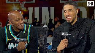 Tyrese Haliburton amp His Dad Talk Pacers Advancing to IST Championship  Inside the NBA [upl. by Ibrek]