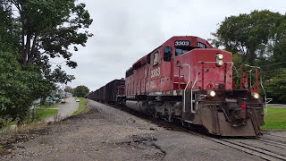 Ohio Central at my moms driveway crossing at the Marina [upl. by Viradis650]