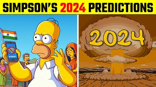 The Simpsons Predicted WHAT about India in 2024 [upl. by Eiknarf]