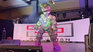 San Japan 2021 Springtrap Cosplay Contest WalkOn [upl. by Trilby]