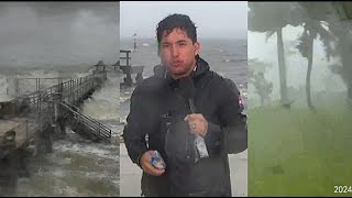 🔴 Milton golpea con fuerza a Florida vientos feroces y marejadas desatan las alertas [upl. by Ahasuerus]