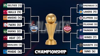 2024 NBA Playoff Week 20 Bracket Picks amp Prediction [upl. by Darmit]