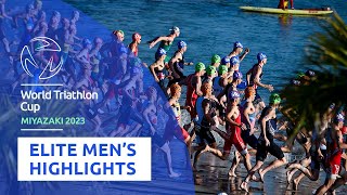 Highlights  2023 World Triathlon Cup Miyazaki Elite Mens Race [upl. by Moule]