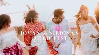 Jovan amp Nirjona’s Color Fest  Jovan Wedding  ছায়াছবি  Chayachobi [upl. by Llesram]