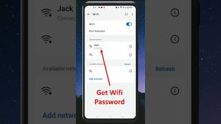 How to Get Wifi Password in Android Mobile forgotwifipassword shorts wifi android tips tricks [upl. by Shawnee]