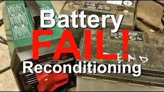 12v Car Battery Reconditioning FAIL Using an Arc Welder I ACCIDENTALLY USED AC VOLTAGE [upl. by Jakie861]