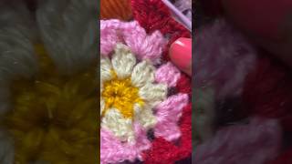 How to crochet the perfect squares crochet craft art shorts [upl. by Samp]