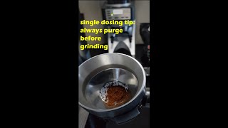 Single dosing with Baratza Sette 270 Wi  Remember to purge after changing grind size [upl. by Elpmet873]