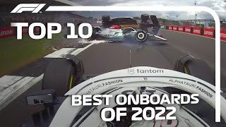 Top 10 Onboards Of The 2022 F1 Season [upl. by Amary]