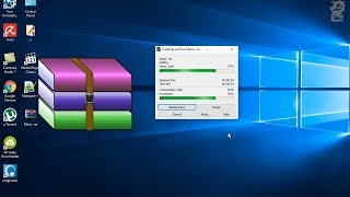 How to Unzip file or folder Using WinRAR How to extract and compress files with WinRar [upl. by Chaing]