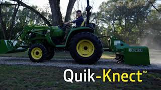 John Deere QuikKnect™ system Work Faster and More Efficiently [upl. by Bonnes458]