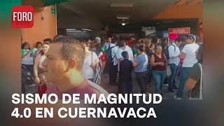 Sismo de 40 sacude Cuernavaca Morelos  Las Noticias [upl. by Mitran]