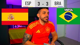 DjMaRiiO REACCIONA AL ROBO en AMISTOSO ESPAÑA vs BRASIL [upl. by Acysej453]