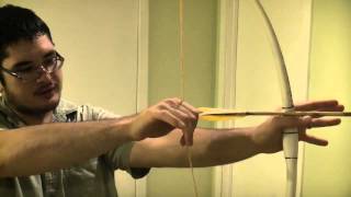 How to Hold a Bow Using the Mongolian or Thumb Release [upl. by Karlens]