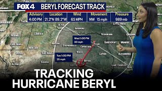 When will Hurricane Beryl hit Texas [upl. by Koehler613]