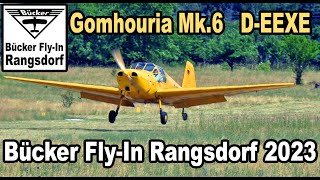 Bücker FlyIn Rangsdorf 2023  Bü 181 Bestmann GOMHOURIA  DEEXE [upl. by Atokad]