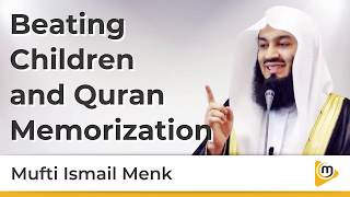 Beating children to make them memorize the Quran  Mufti Menk [upl. by Aihsenrad]