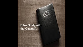 Bible Study with the Cincottis  Getting to Know God 10172021 [upl. by Anuahsat]