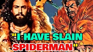 Kraven The Hunter  Most Formidable Villain In Spidermans Rogues Gallery Even Better Than Spidey [upl. by Nahguav]