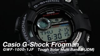 Casio GShock Frogman GWF10001JF Atomic Frogman Tough Solar Multi Band 6 JDM [upl. by Katha]