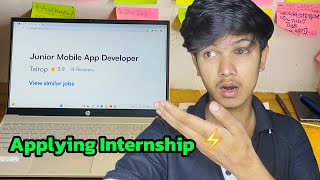 i Applied For This intern 😍💯Study vlog 😍👨🏻‍💻dsa kotlin android development studyvlog vlog DSA [upl. by Klemm72]