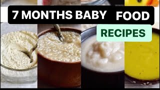 7 months baby food recipes [upl. by Nirak]