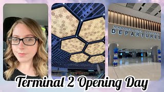 Manchester Airport Terminal 2 OPENING DAY and FULL JOURNEY [upl. by Ahsikam791]