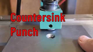 Punching Countersunk Holes [upl. by Ravahs388]