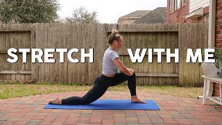 QUICK STRETCH FOR DANCERS 10 Minute FollowAlong Stretch Routine [upl. by Ellehcin]