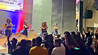 T Romana College Cheerleaders Dance  2 Phut Hon  Freshers Social Cum Graduation Day [upl. by Aimil]