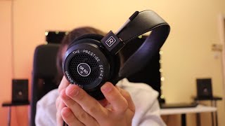 Grado SR80e Headphones  Unboxing amp Review [upl. by Neelrac82]