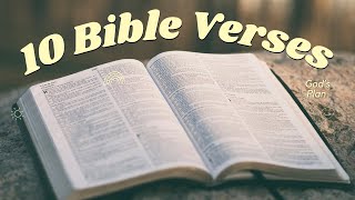 Gods Plan 10 Powerful Bible Verses for 2024 bibleverses 2024 [upl. by Lihcox920]