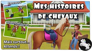 MES HISTOIRES DE CHEVAUX  DÉCOUVERTE DU JEU  🐴 faut être patient [upl. by Elisabeth]