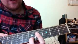 Fare Thee Well Drinks Song Guitar Lesson WITH TAB [upl. by Eidnyl827]