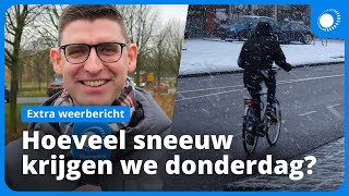 Hier gaat het donderdag sneeuwen [upl. by Ogram25]